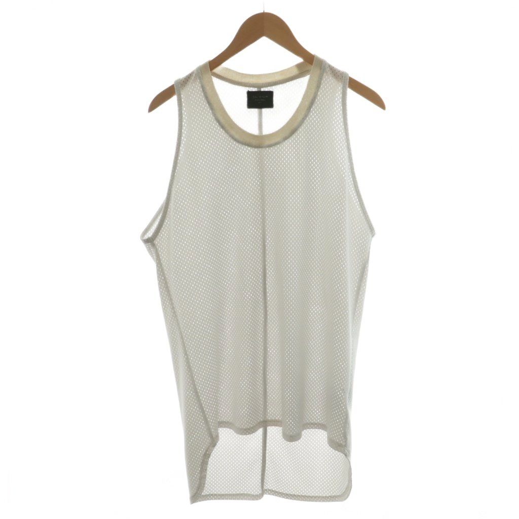 フィアオブゴッド Fear of God タンクトップ シルク 絹 S 白 ホワイト AN 43 AA