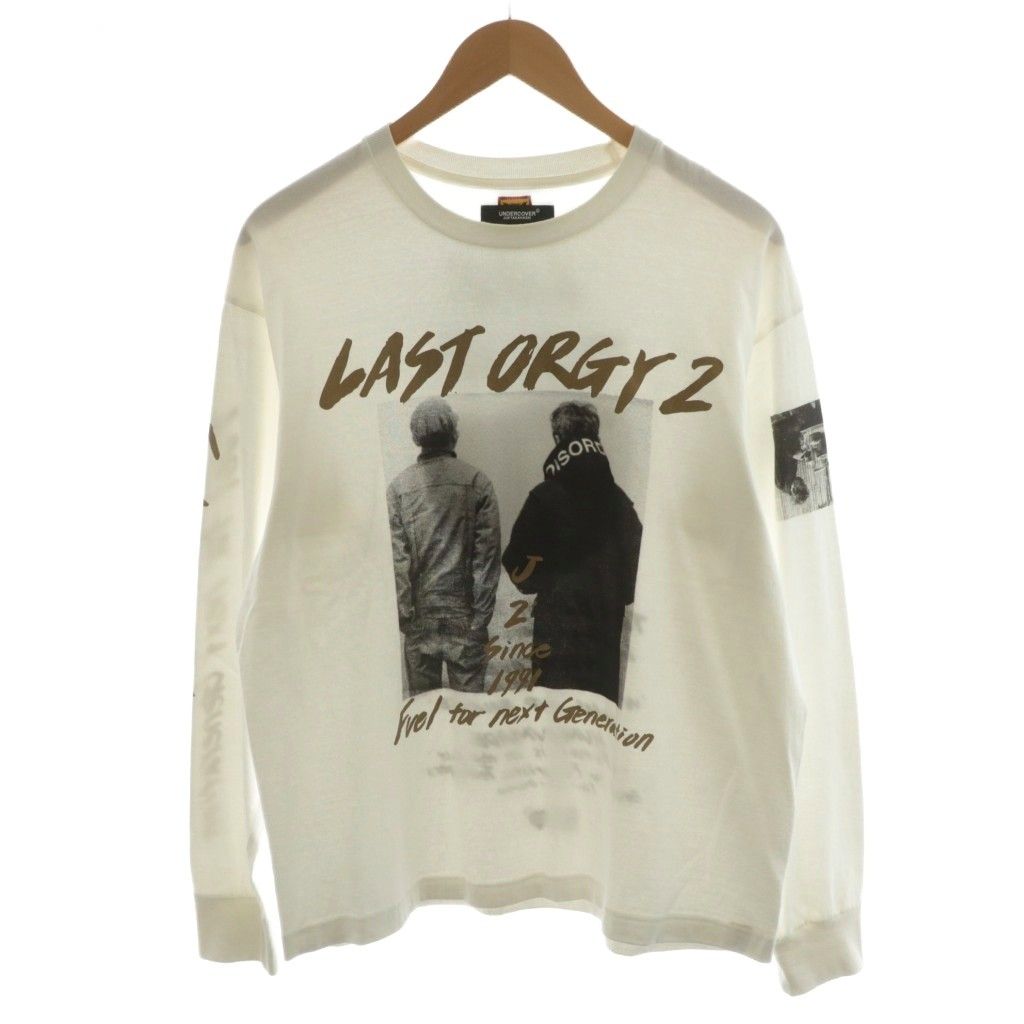 ヒューマンメイド HUMAN MADE × アンダーカバー undercover ラストオージー2 Tシャツ カットソー 長袖 ロンT プリント L 白 ホワイト AN47 AA