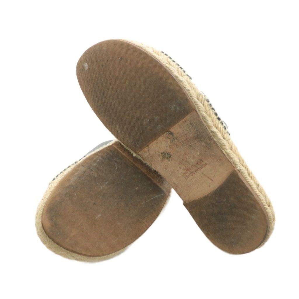 エルメス HERMES アンティグア サンダル エスパドリーユ レザー 41