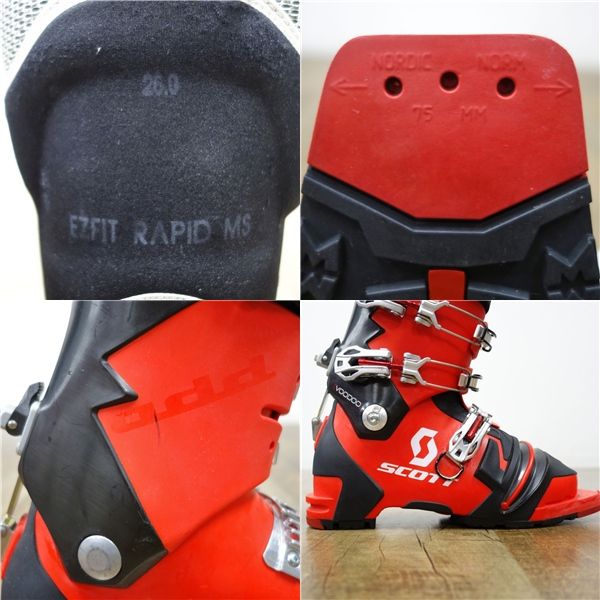 スコット SCOTT VOODOO ブードゥー 75mm 3ピン テレマーク ス - メルカリ