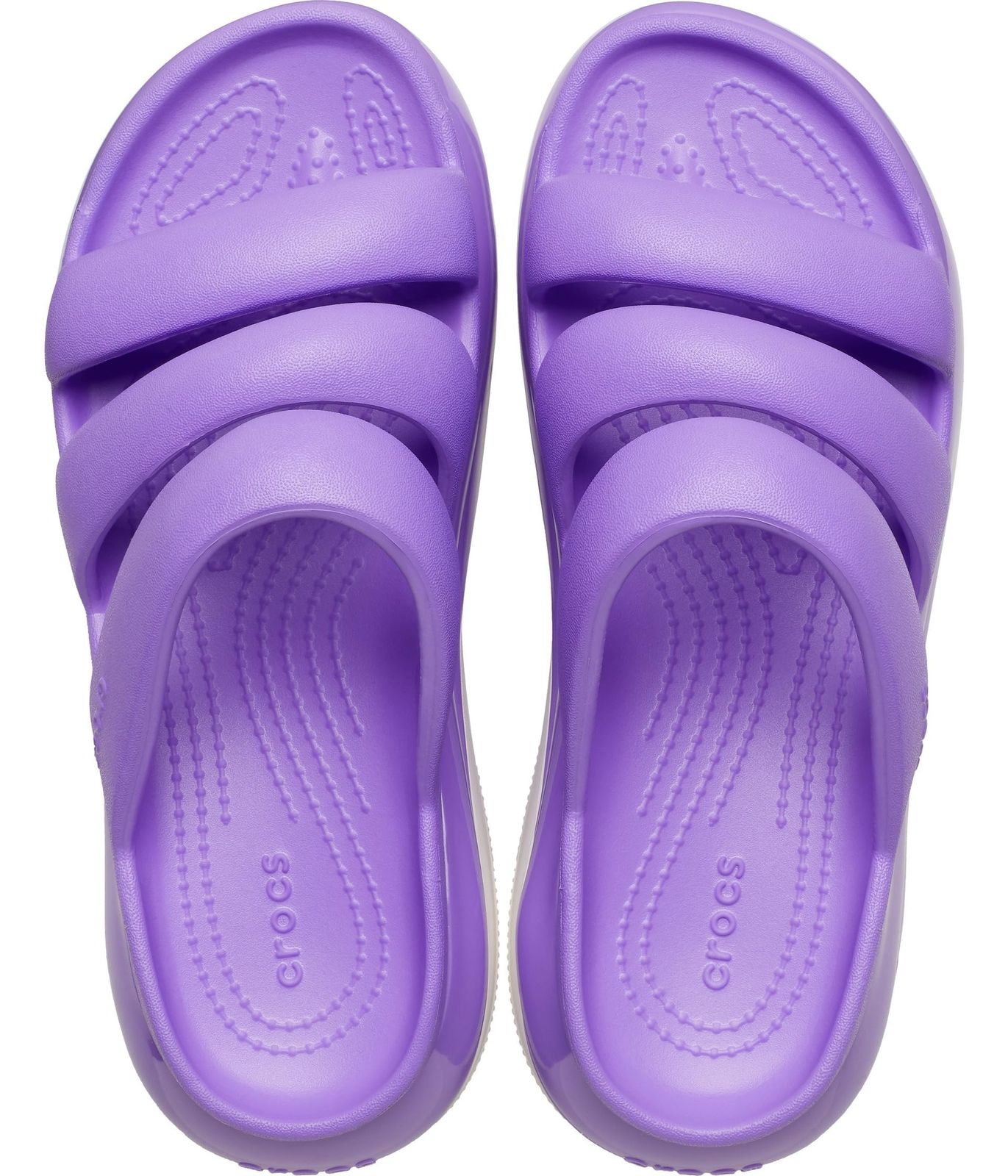 クロックス サンダル メガ クラッシュ トリプルストラップ 209842-5 AJ パープル ２７ ０ Men s Lady ギャラクシー 27.0 cm