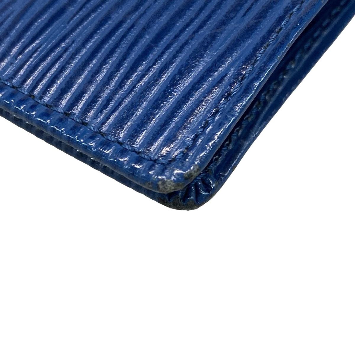 【超美品】ルイヴィトン エピ 折り財布 ウォレット カード入れ ダークブラウン LOUIS VUITTON