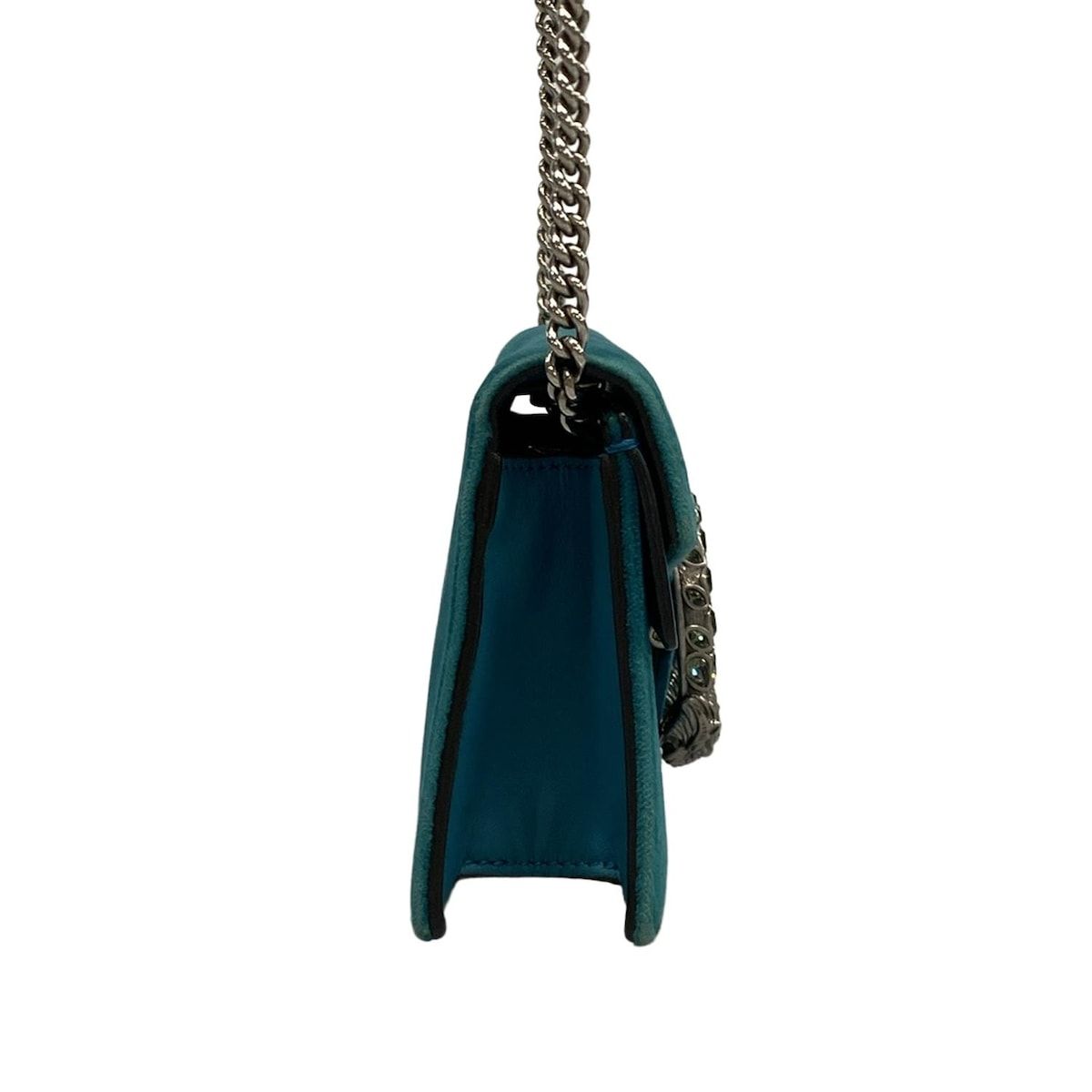GUCCI グッチ ショルダーバッグ ディオニュソス 476432 グリーン チェーンショルダー ビジュー ミニバッグ レザー