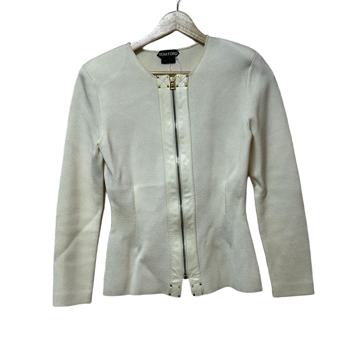TOM FORD トムフォード ブルゾン サイズ36 S レディース - アイボリー 長袖 春