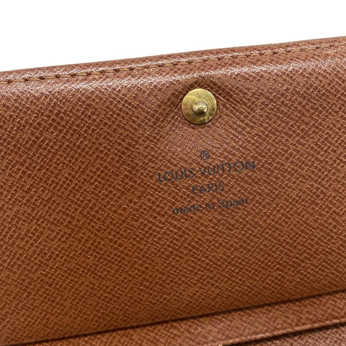 ルイヴィトン　ポルトモネビエ　トレゾール　モノグラム　二つ折り財布　折り財布　革 ルイヴィトン 財布 モノグラム ポルトモネ・ビエ・トレゾール M61730