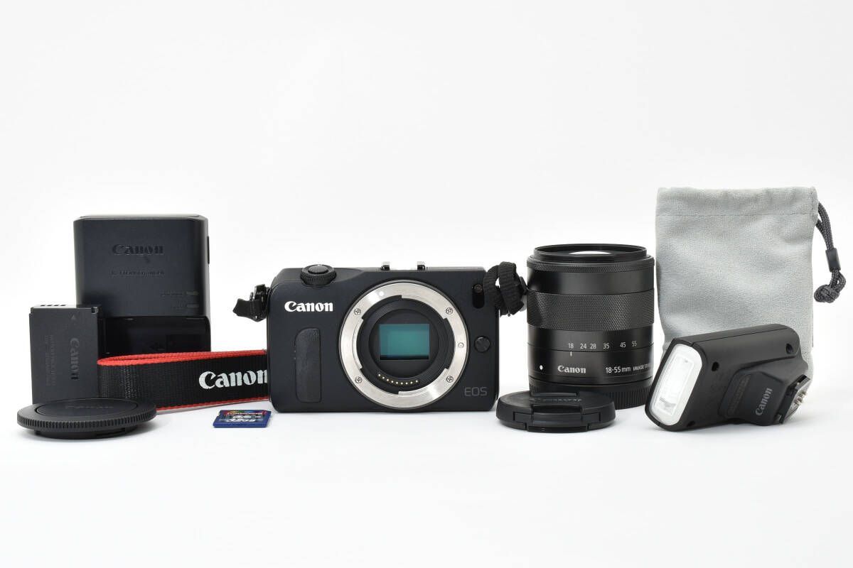 上品 キヤノン Canon EOS M EF-M 18-55mm f3.5-5.6 IS STM ♯1360