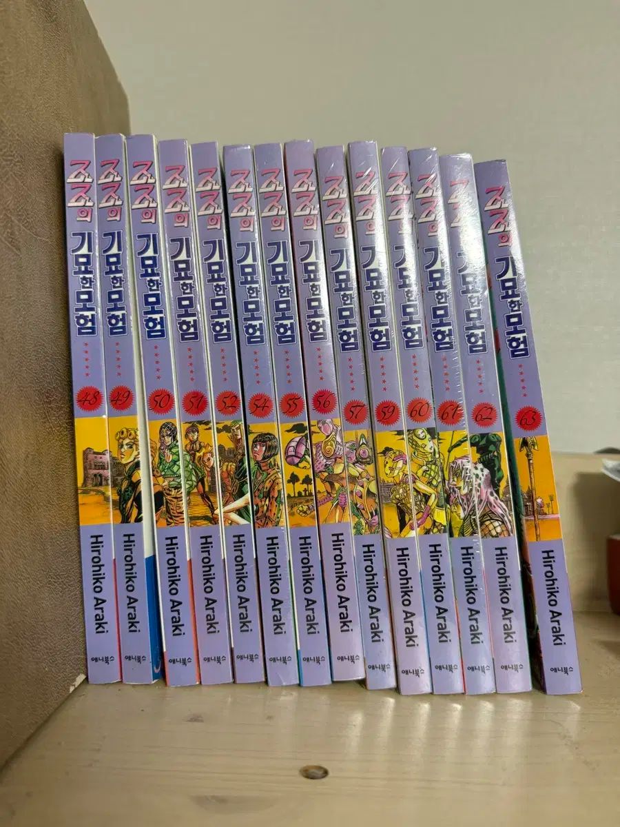 ジョジョの奇妙な冒険 48 63 53 58 なし