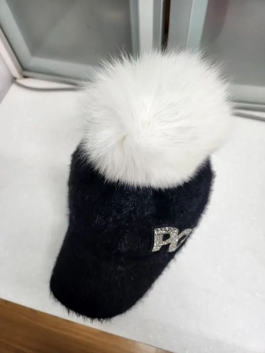 パーリーゲイツ ポンポン キャップ ブラック