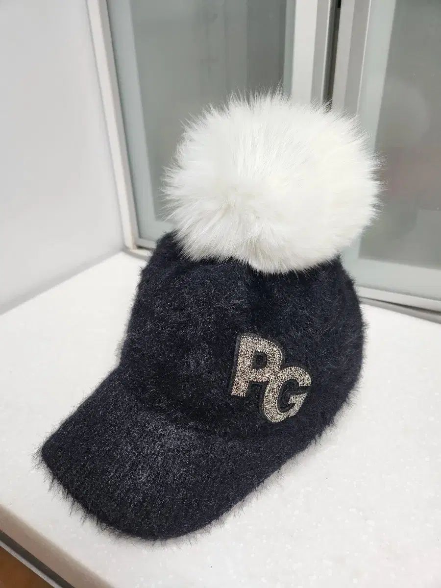 パーリーゲイツ ポンポン キャップ ブラック