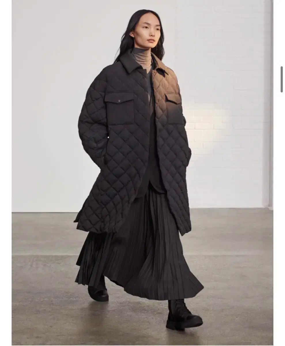 ユニクロ U パフテック キルティング ダウン コート