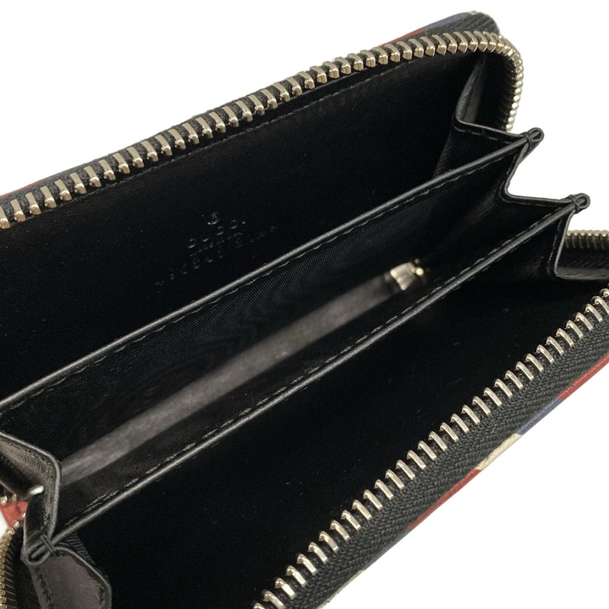 GUCCI(グッチ) コインケース グッチクーリエ 496343 黒×ダークグレー