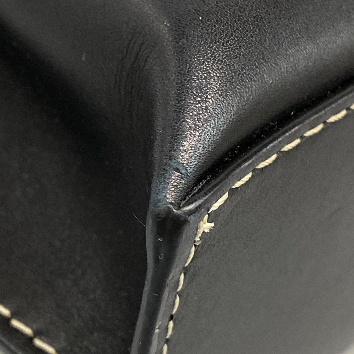 【週末限定SALE】LOEWEレザー ハンドバッグ ブラック LOEWE(ロエベ) ハンドバッグ ゲートトップハンドルバッグミニ 黒