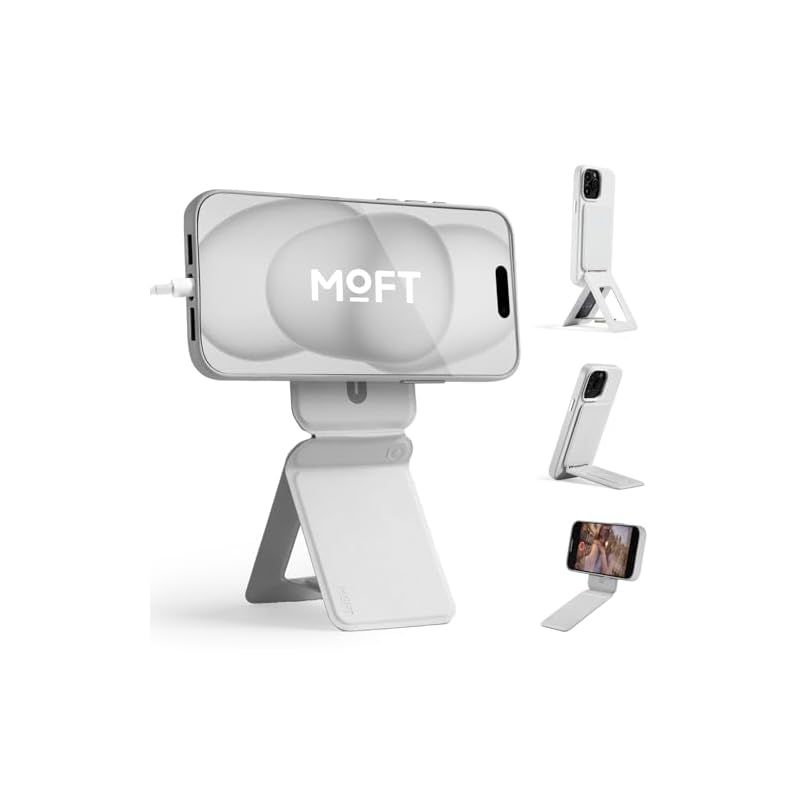 MOFT 公式直営店 モフト スマホスタンド MagSafe対応 七変化マルチスタンド 携帯スタンド iPhone 17 16 15 14 13 12シリーズ対応 MOVAS 耐久素材 薄型 軽量 折りたたみ式 持ち運び便利 多角度調整 三脚兼用 強
