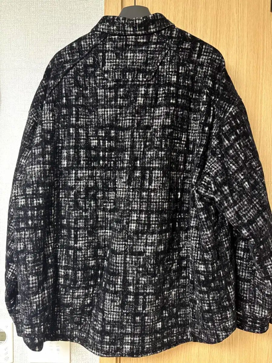 24 fw Juun.J ジュンジェイ ツイード ブラック シャツ 48