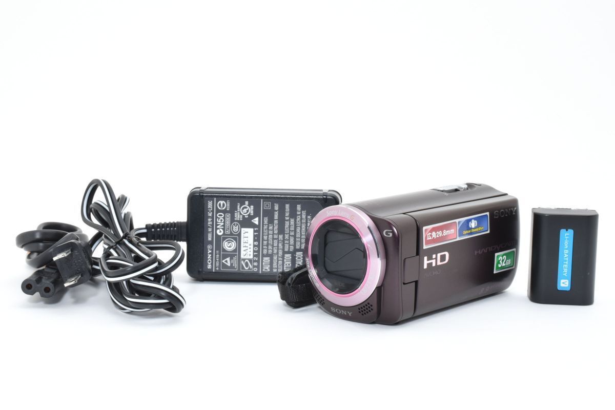 SONY HDR-CX270V ボルドーブラウン HANDYCAM フルHD ビデオカメラ AYM4931 65