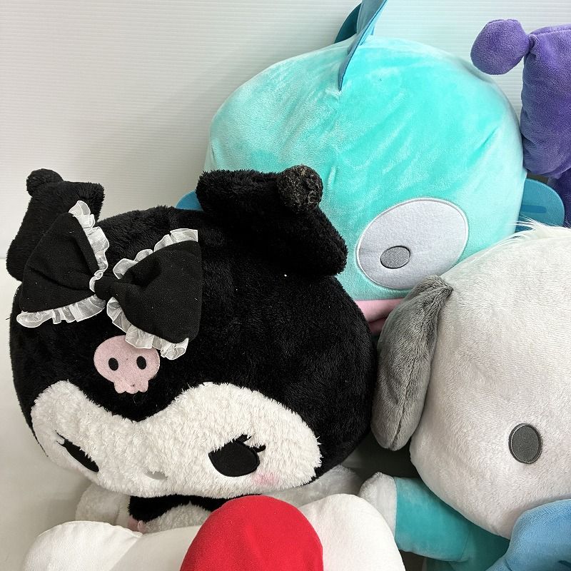 品 14点 まとめ商品 サンリオ BIG ぬいぐるみ クロミ キティ ハンギョドン ポチャッコ 口発送 8 kg