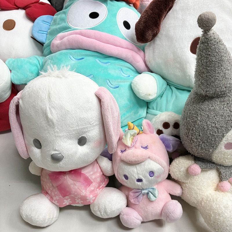  品 14点 まとめ商品 サンリオ BIG ぬいぐるみ クロミ キティ ハンギョドン ポチャッコ 口発送 8 kg ぬいぐるみ本体 ぬいぐるみ