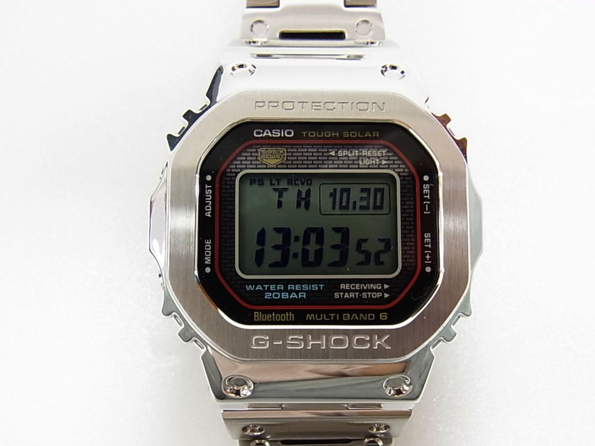 定価84 700円 G SHOCK カシオ 腕時計 ウォッチ タフソーラー 電波時計 GMW B 5000 フルメタル ステンレス マルチバンド6 Bluetooth