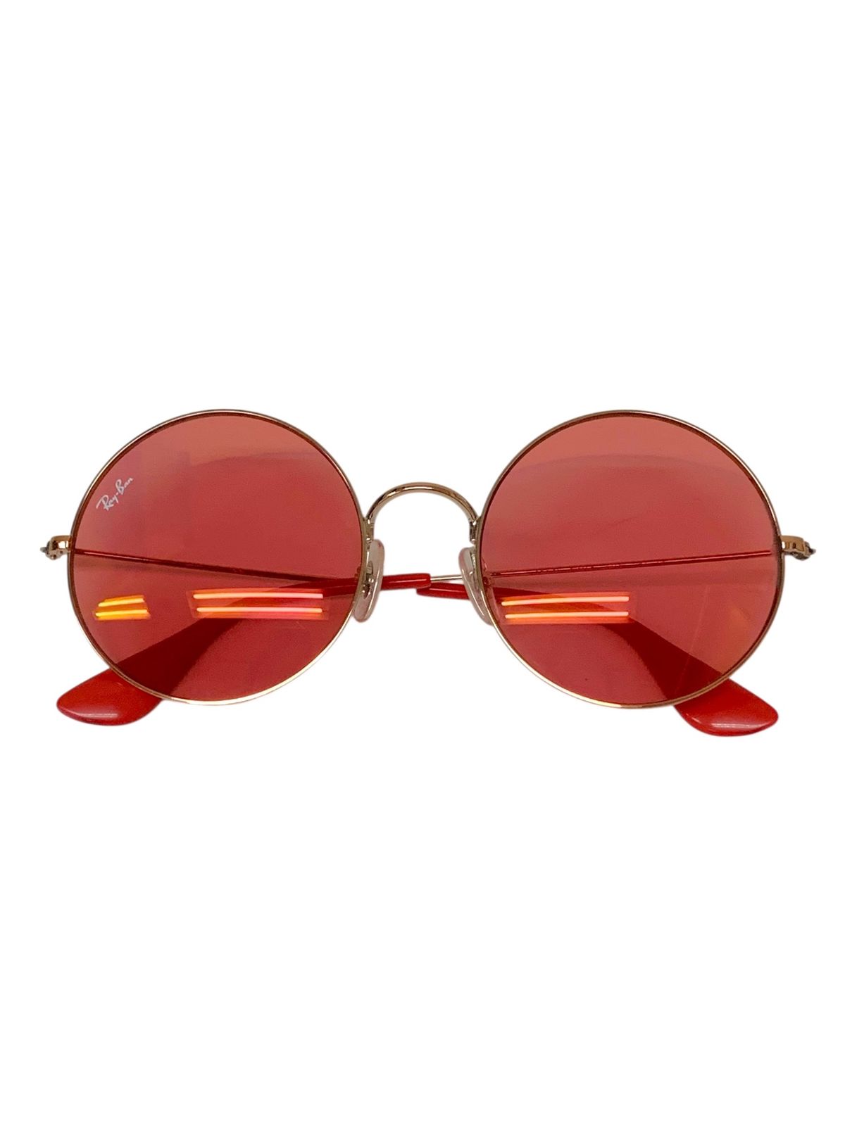 レイバン JA-JO RB 3592 9035 C 8 サングラス ピンク メタルフレーム フルリム ラウンドシェイプ