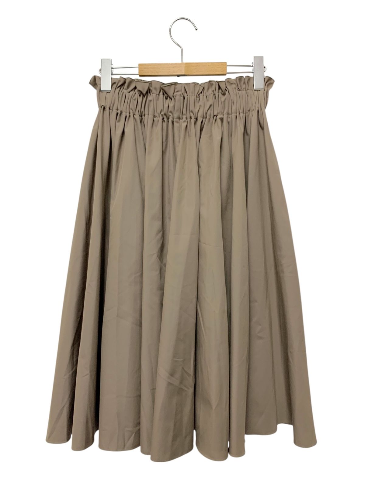 フォクシーニューヨーク Lunar Twilight ルナ―トワイライト 43878 スカート 38 グレージュ ウエストギャザー ITP814EH5S68