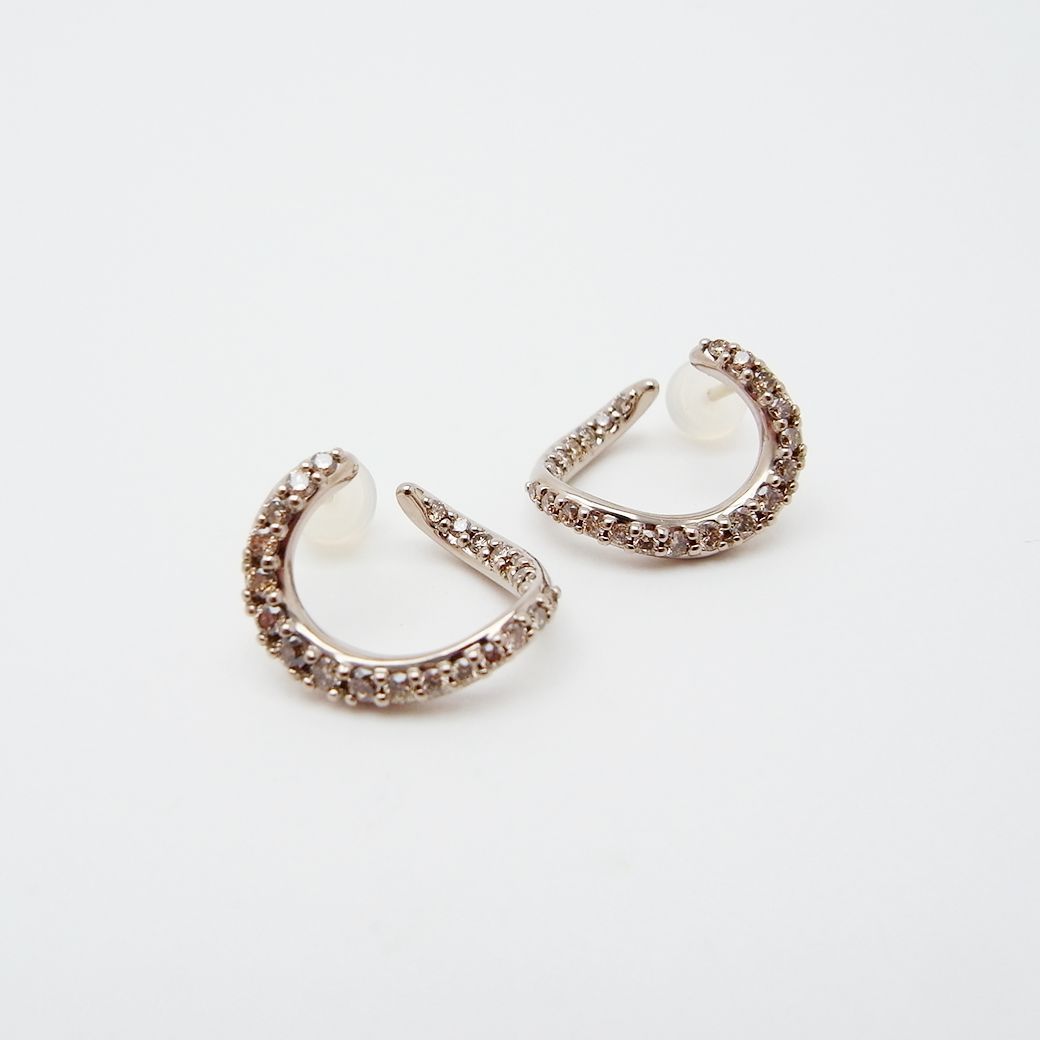 カシケイ　Kashikey マーシネス　ピアス　K18BG BD1.10ct カシケイ Kashikey マーシネス ピアス K18BG BD1.10ct カシケイ