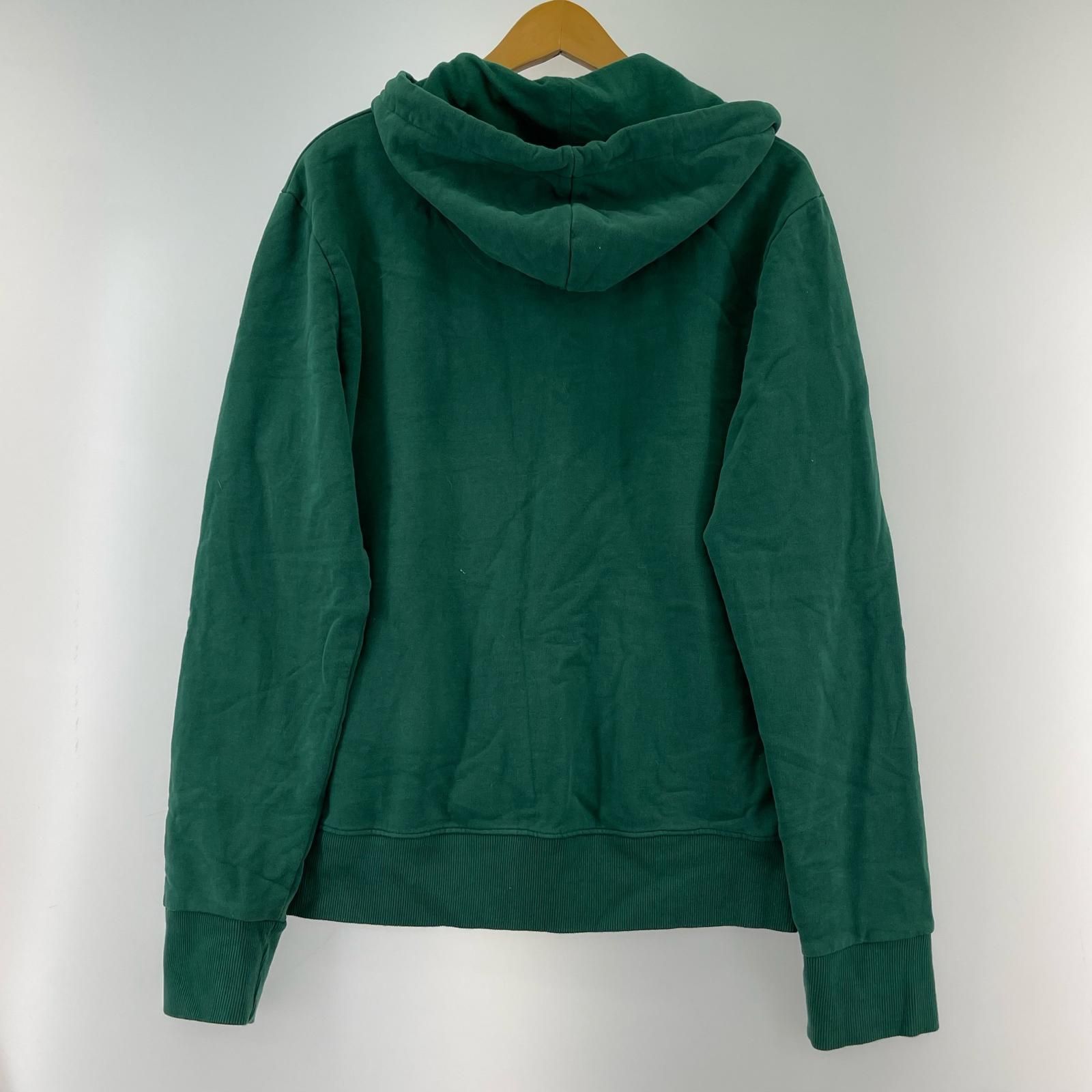 Desigual デシグアル ジップアップパーカー sizeM/グリーン - メルカリ