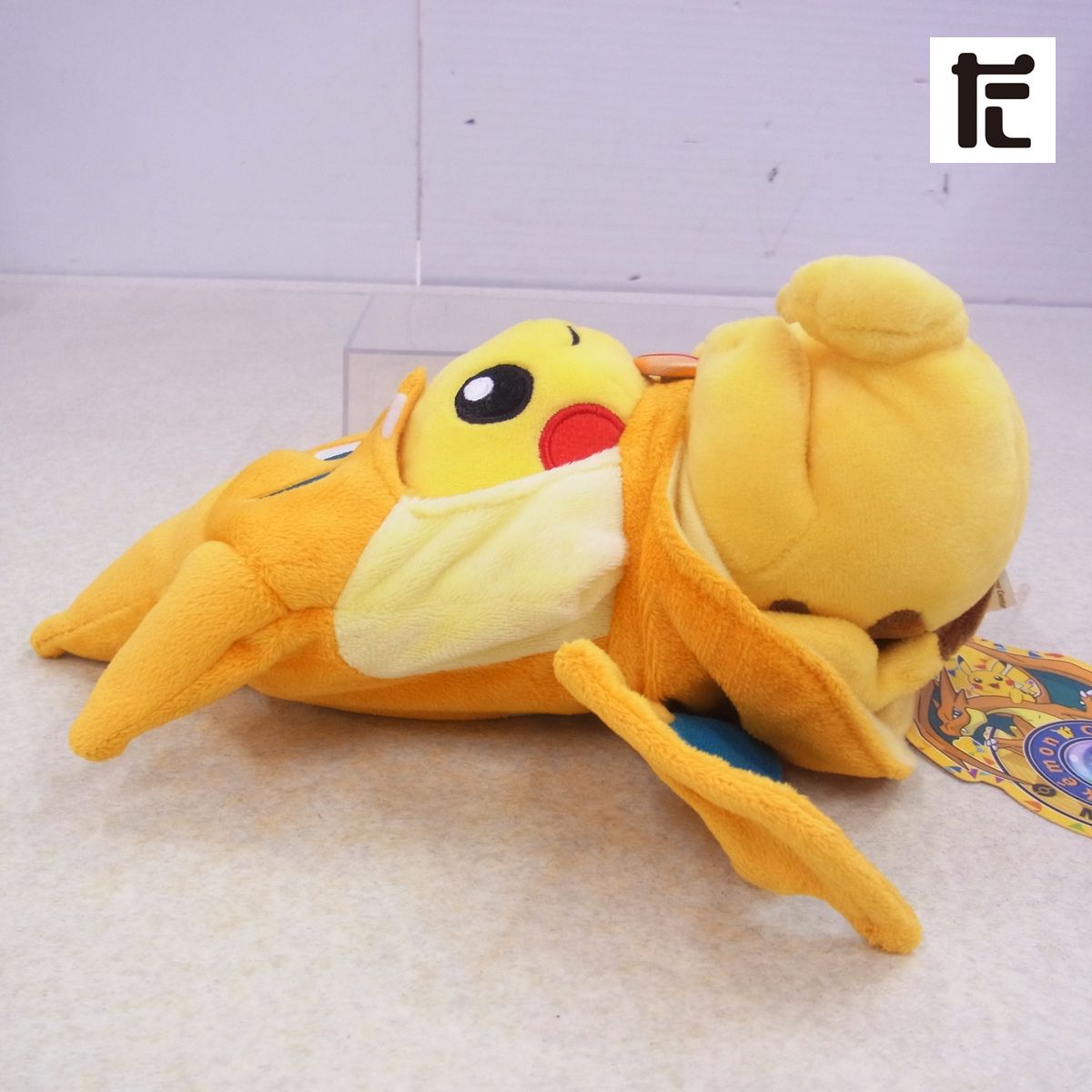 ポケモンセンター ぬいぐるみ メガトウキョーのピカチュウ 紙タグ付き