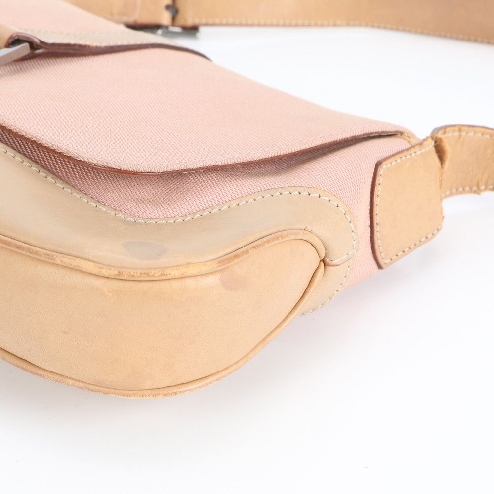 美品 グッチ ジャッキー 001 3824 レザー キャンバス ワンショルダー