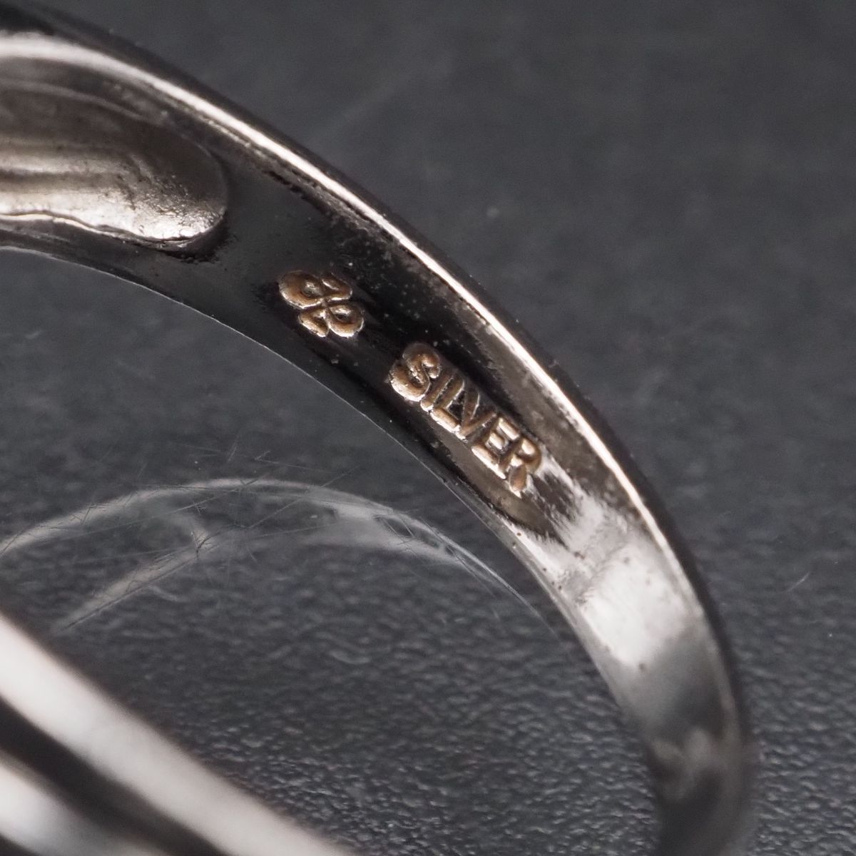 H658 ヴィンテージ SILVER刻印 リング デザイン シルバー 指輪 11号