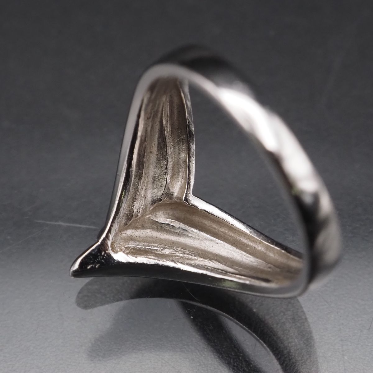 H658 ヴィンテージ SILVER刻印 リング デザイン シルバー 指輪 11号