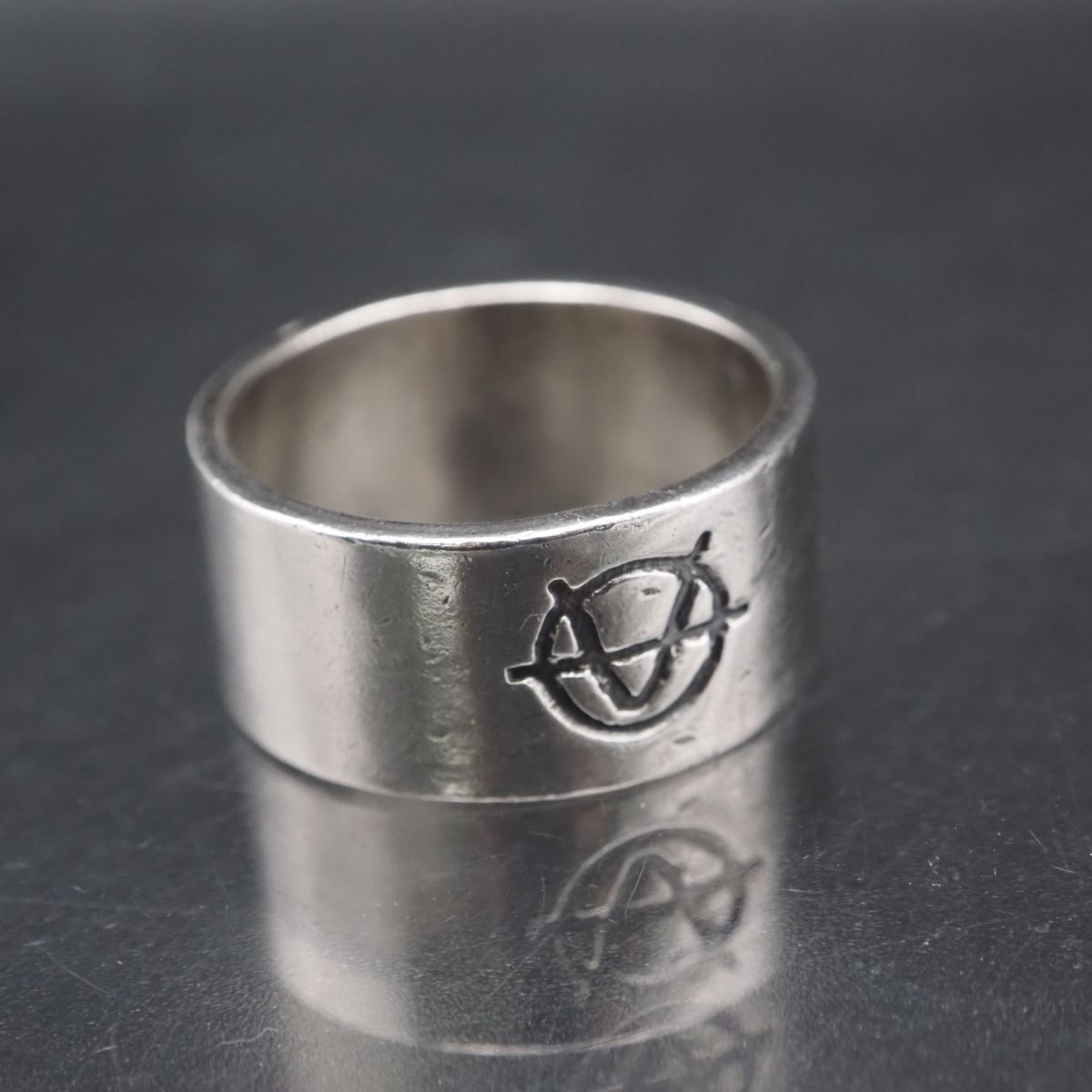 【水曜限定】ヴィンテージ シルバーリング　メキシコシルバー　925 H773 ヴィンテージ 925 MEXICO刻印 リング 彫刻 デザイン シルバー