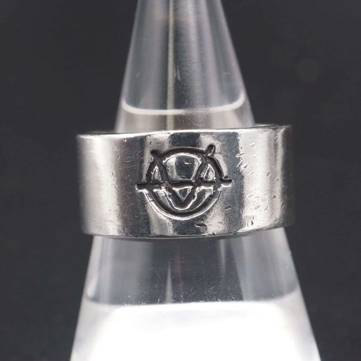 H773 ヴィンテージ 925 MEXICO刻印 リング 彫刻 デザイン シルバー