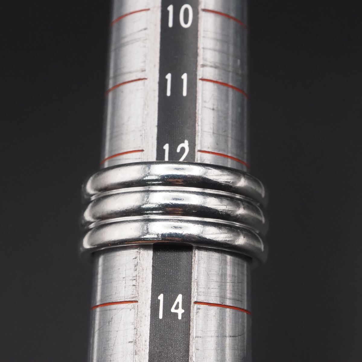 H758 ヴィンテージ 925S刻印 リング デザイン シルバー 指輪 12-13号