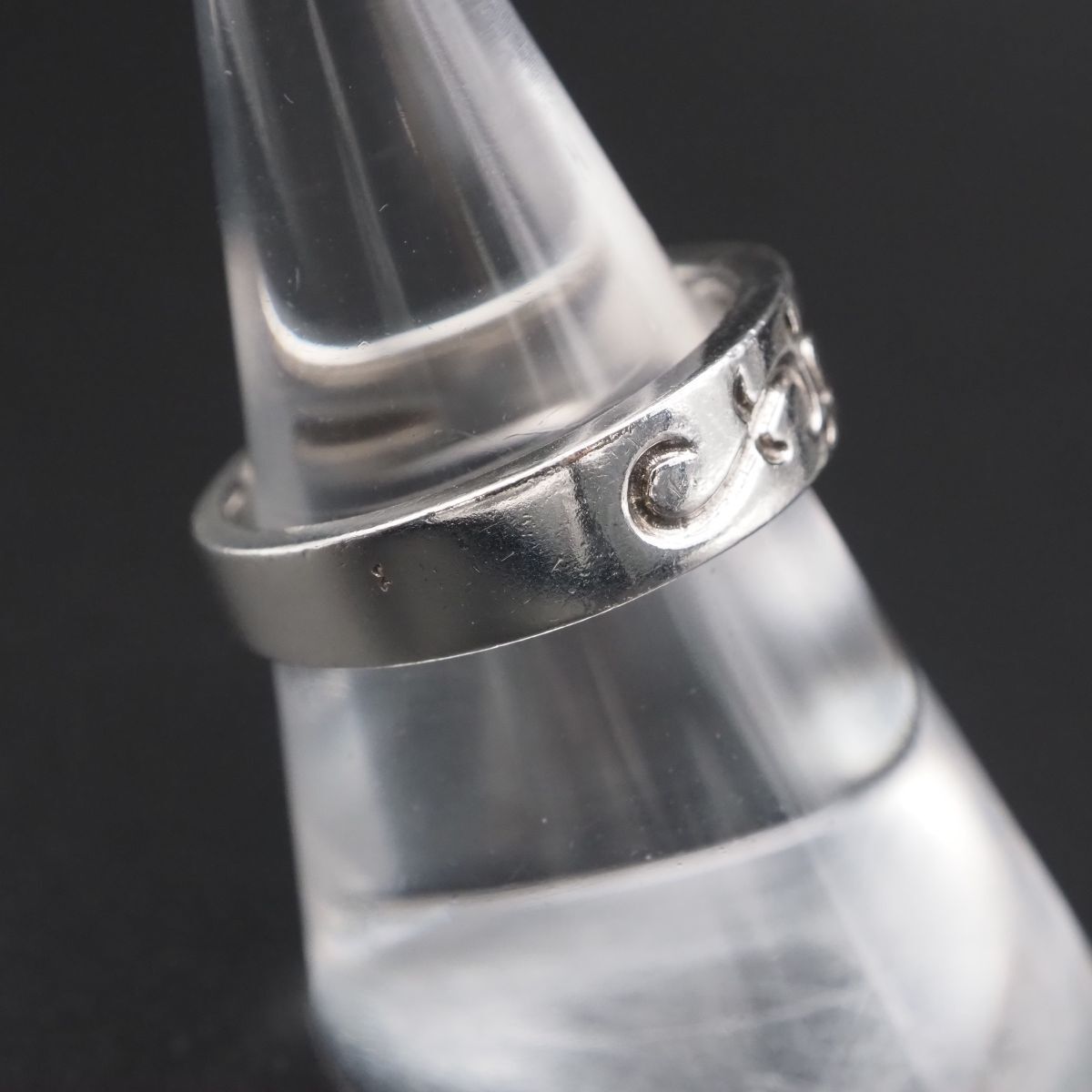 silver刻印 H734 ヴィンテージ SILVER刻印 リング 彫刻 デザイン シルバー 指輪 13