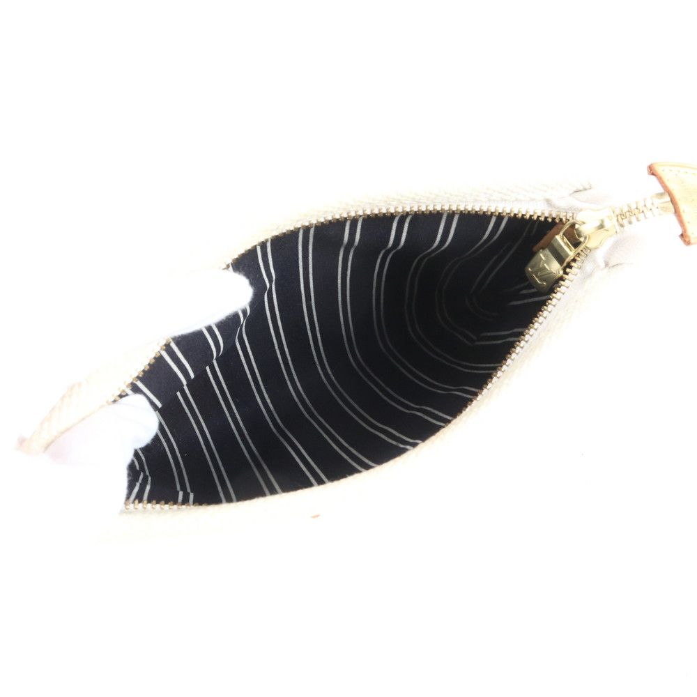 新品同様 ルイヴィトン アンティグア ポーチ ネイビーストライプ