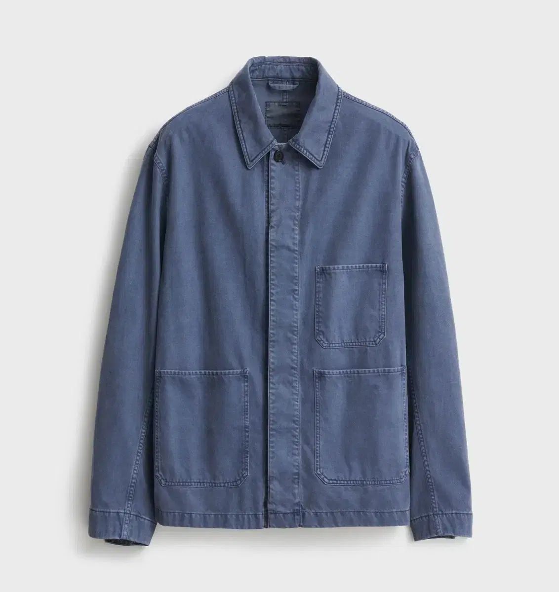 2 ポッタリー ブラッシュド コットン ウォーク ジャケット フレンチ ブルー