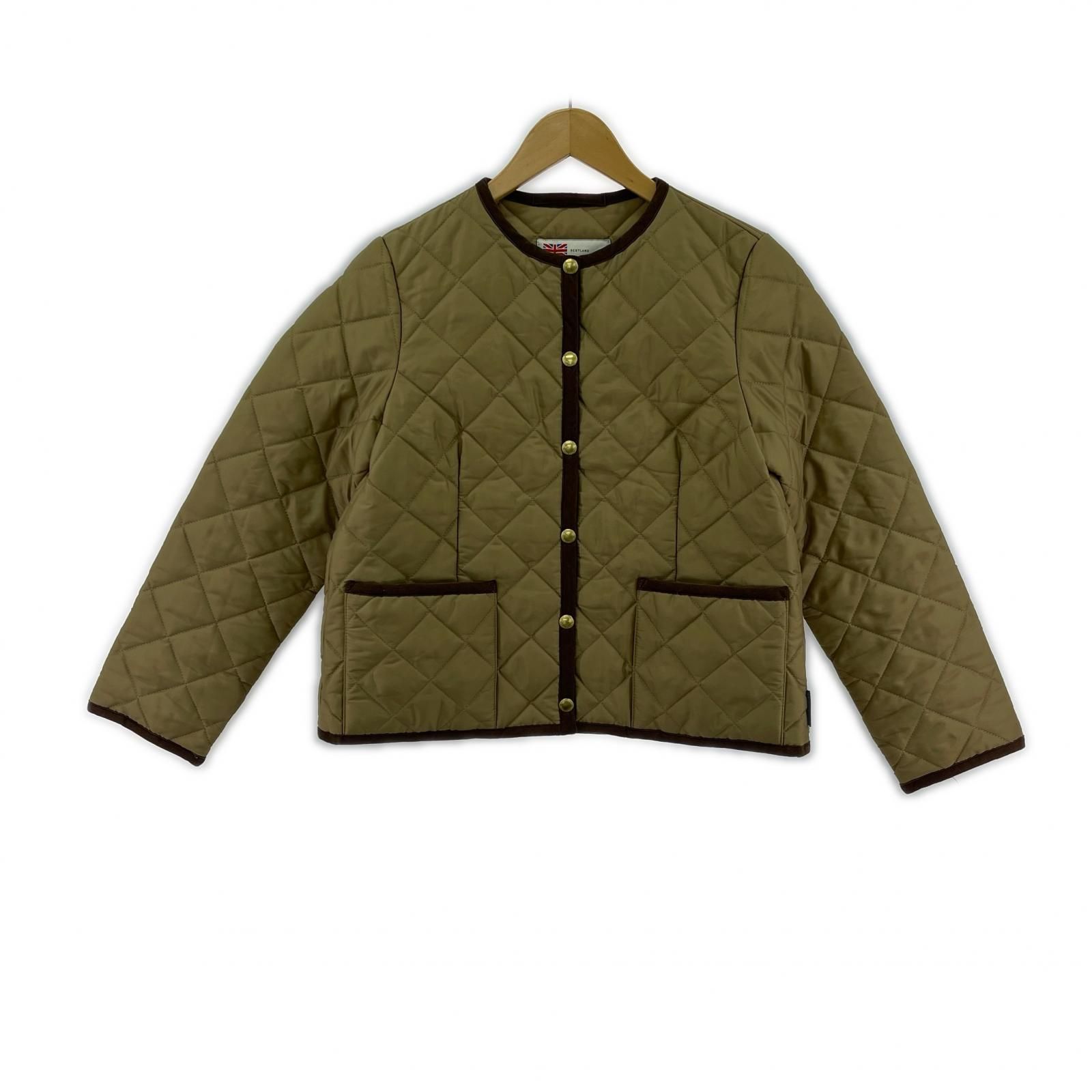 TraditionalWeatherwear トラディショナル ウェザーウェア キルティングジャケット size36 ベージュ