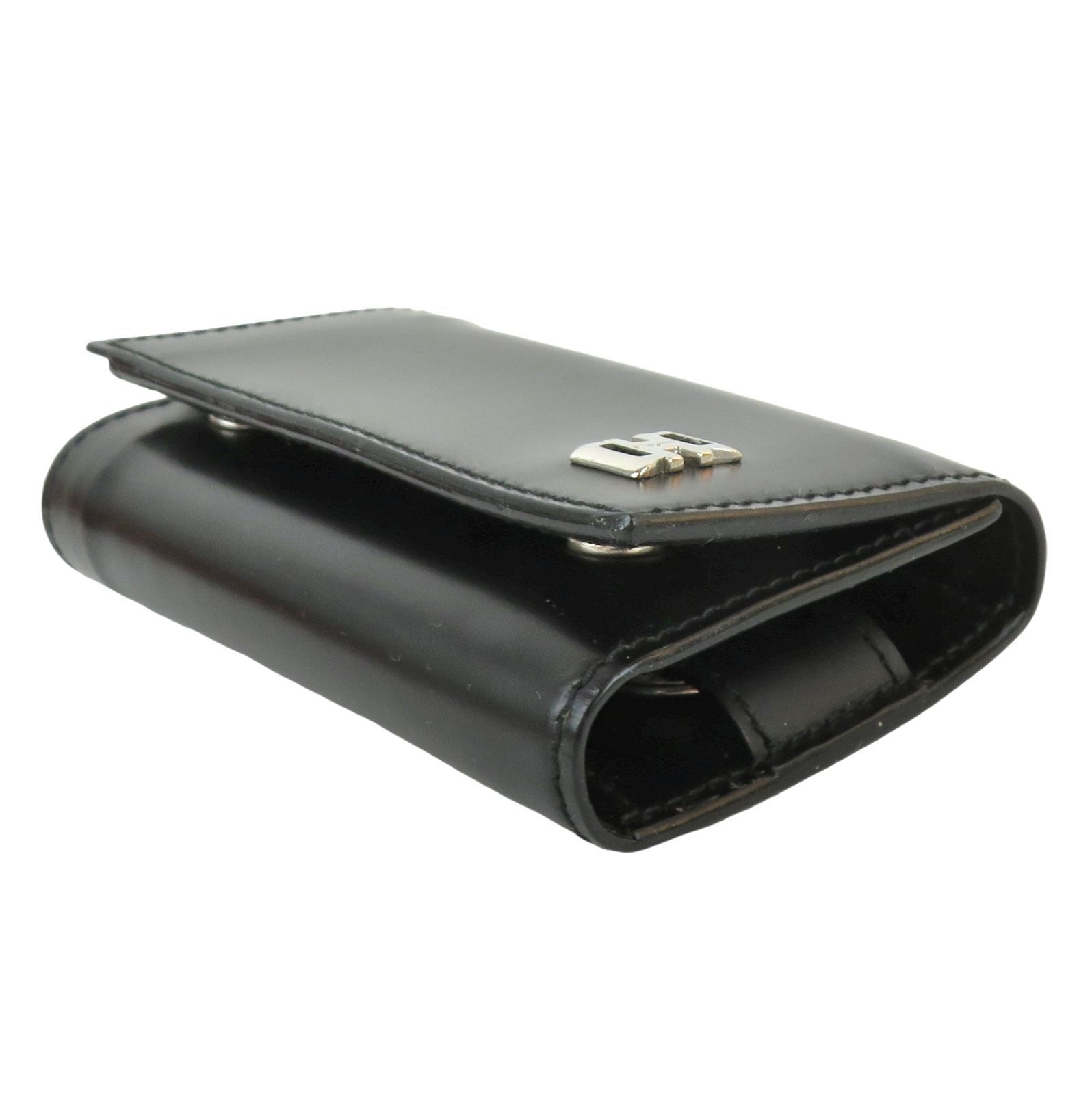 alvatore Ferragamo サルヴァトーレ フェラガモ 6連キーケース レザー ブラックイタリア製 外 き rk 10281