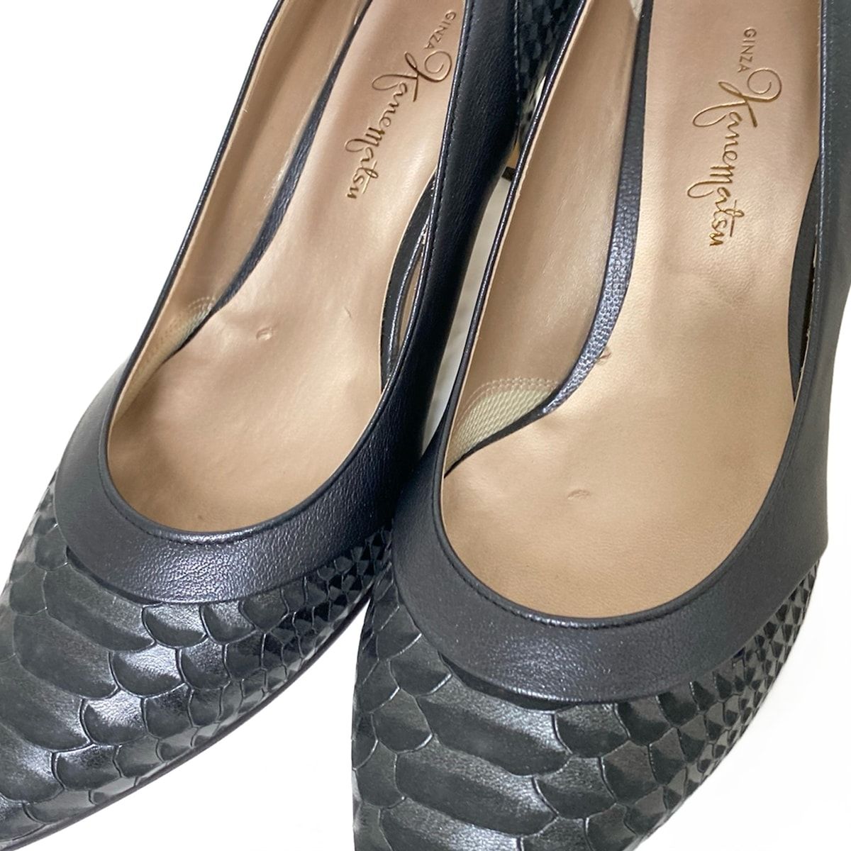 GINZA Kanematsu(ギンザカネマツ) パンプス 24 E レディース - 黒