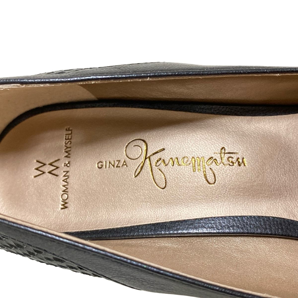 GINZA Kanematsu(ギンザカネマツ) パンプス 24 E レディース - 黒