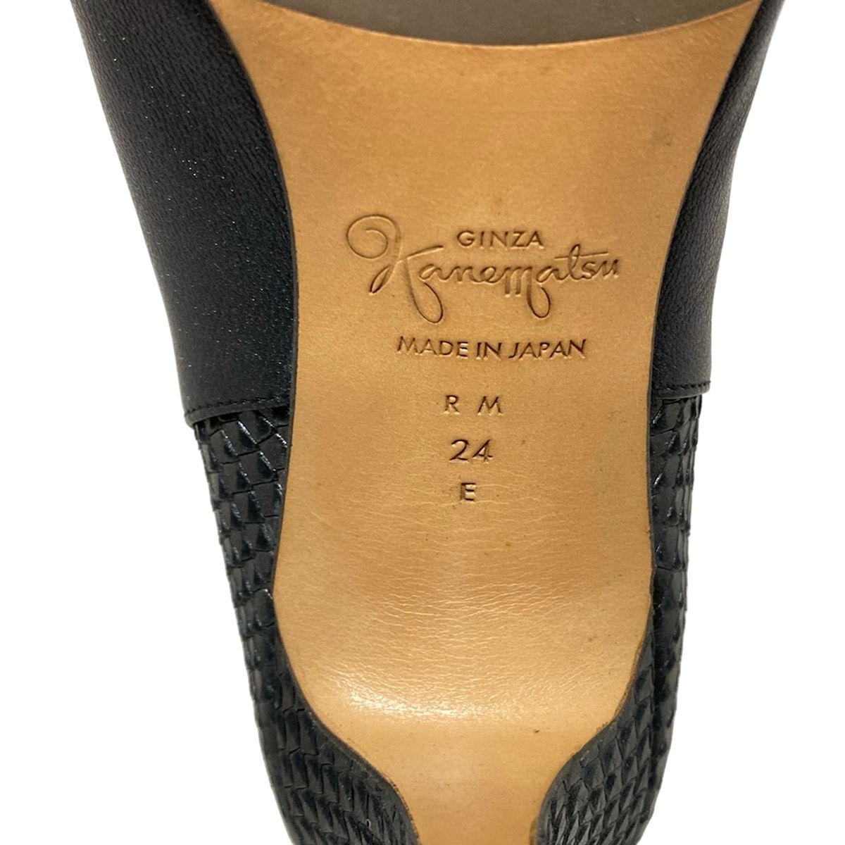 GINZA Kanematsu(ギンザカネマツ) パンプス 24 E レディース - 黒