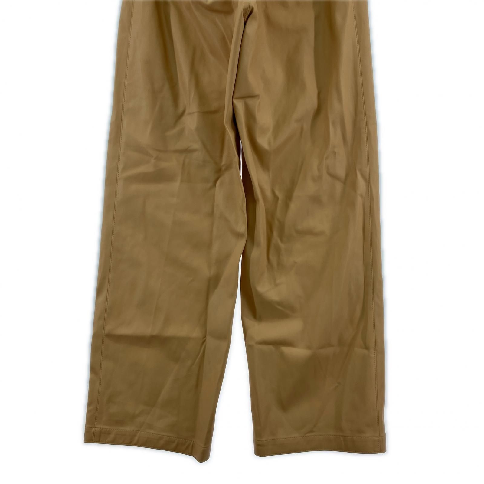 AMERI アメリ フェイクレザーパンツ sizeM/ベージュ