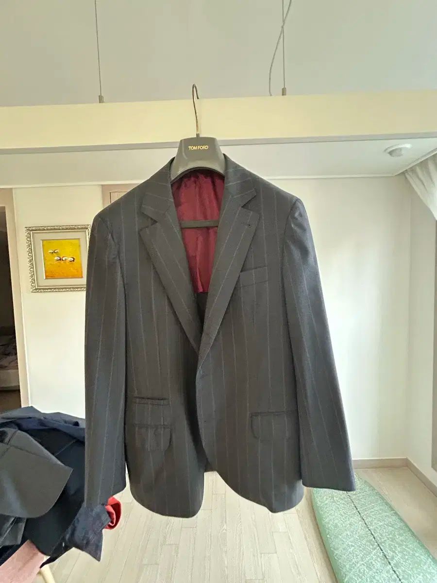 ブルネロクチネリ ストライプ スーツ ジャケット