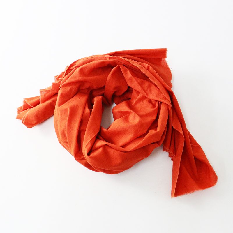 ヴェリテクール Veritecoeur 大判ストール＼オレンジ ショール