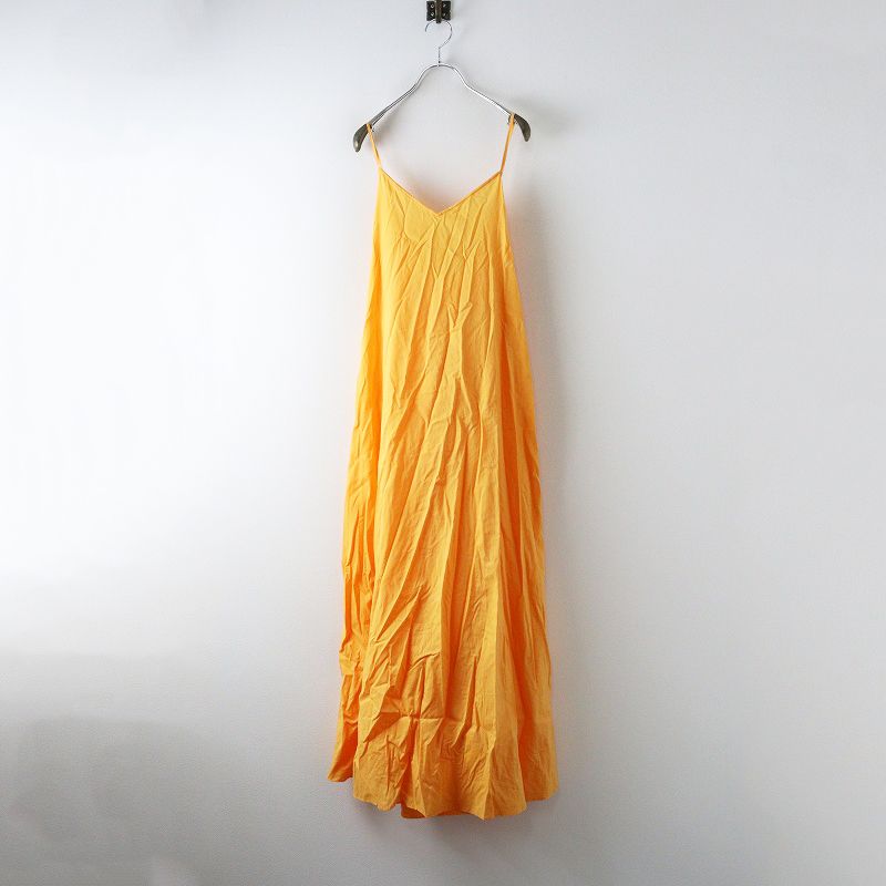 2025AW ドゥーズィエムクラス MUSE de Deuxieme Classe Col Pierrot コルピエロ Summer ドレス オレンジ フ 2400014663808