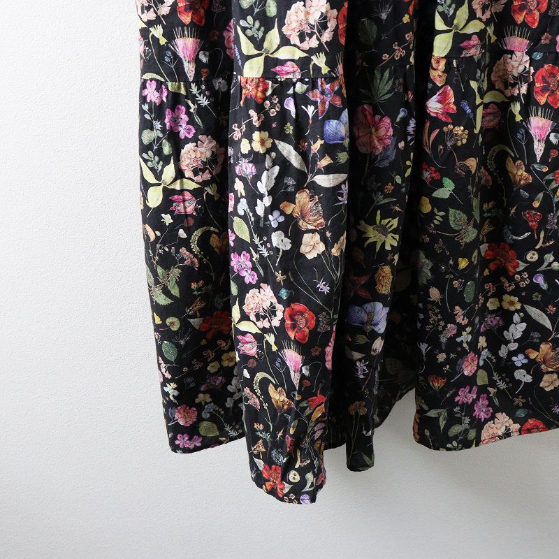 2022SS ロイスクレヨン フラワープリント ノースリーブ ワンピース M