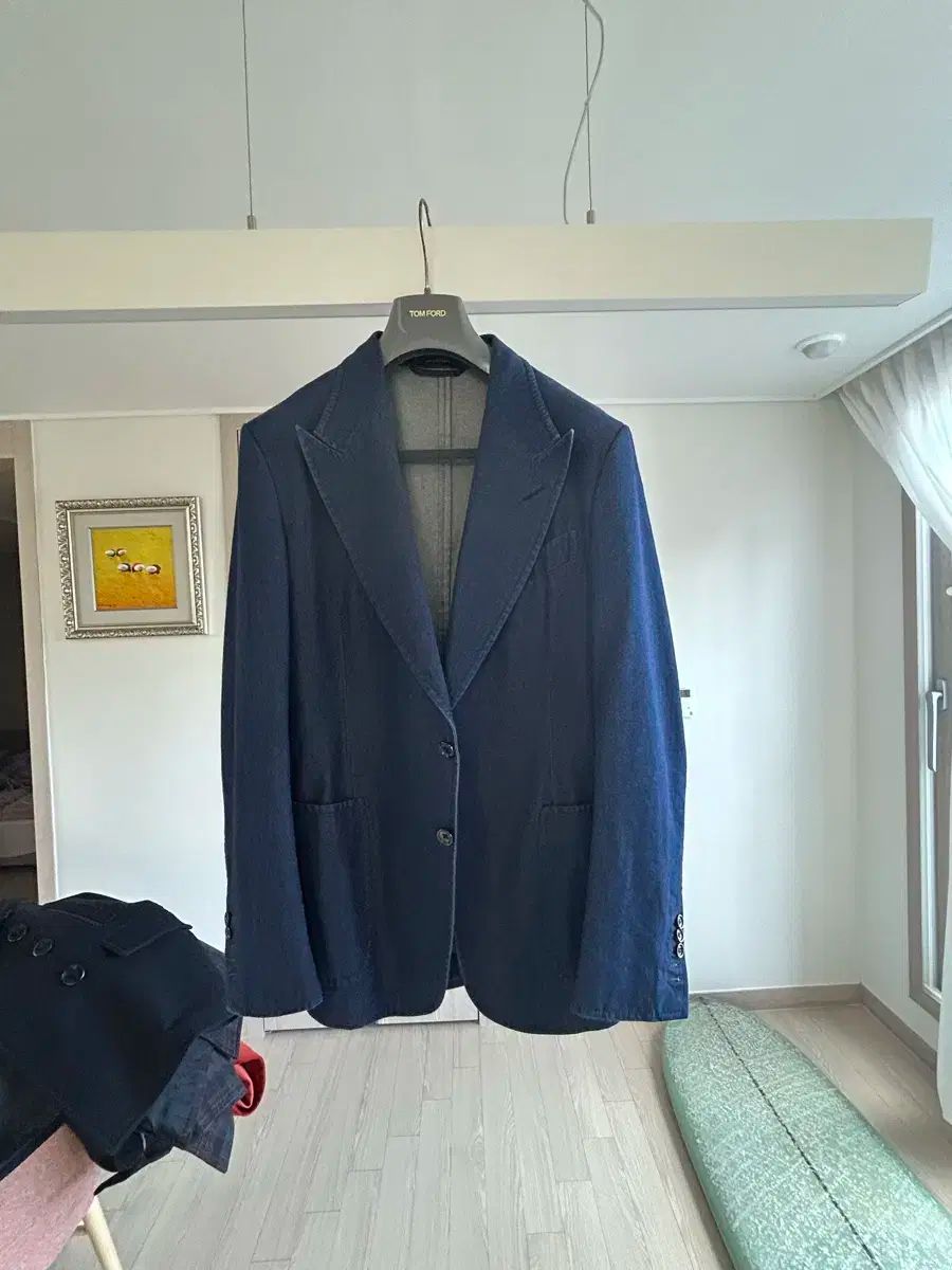 TOM FORD トムフォード ネイビー ブルー デニム ジャケット