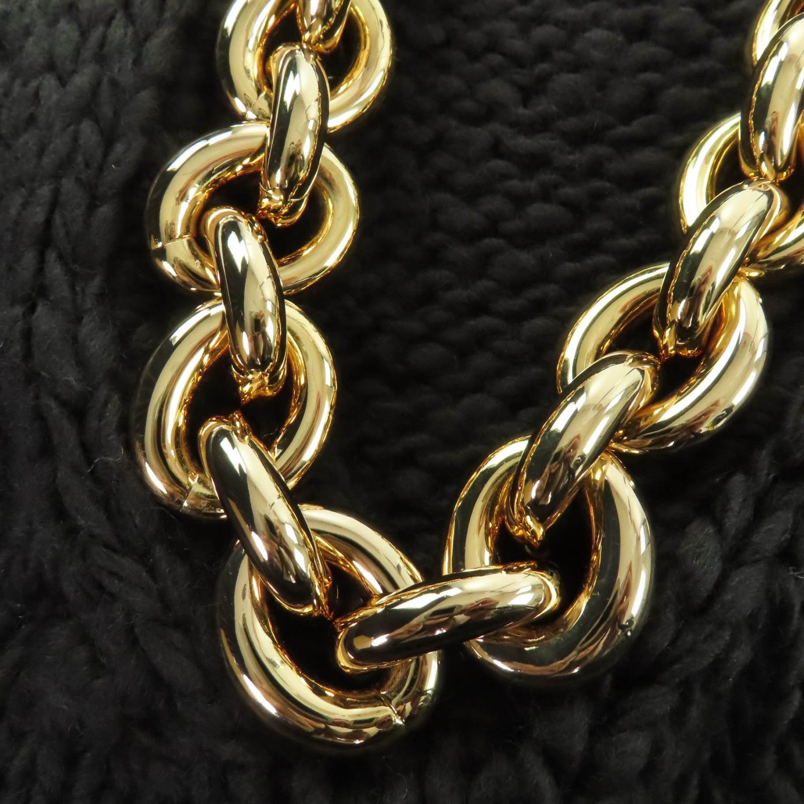  ボッテガヴェネタ 20 AW 642901 ゴールドチェーン ノースリーブ ニット ワンピース ダークブラウン S イタリア製 レディース 定価323 000円 ノースリーブ ひざ丈ワンピース