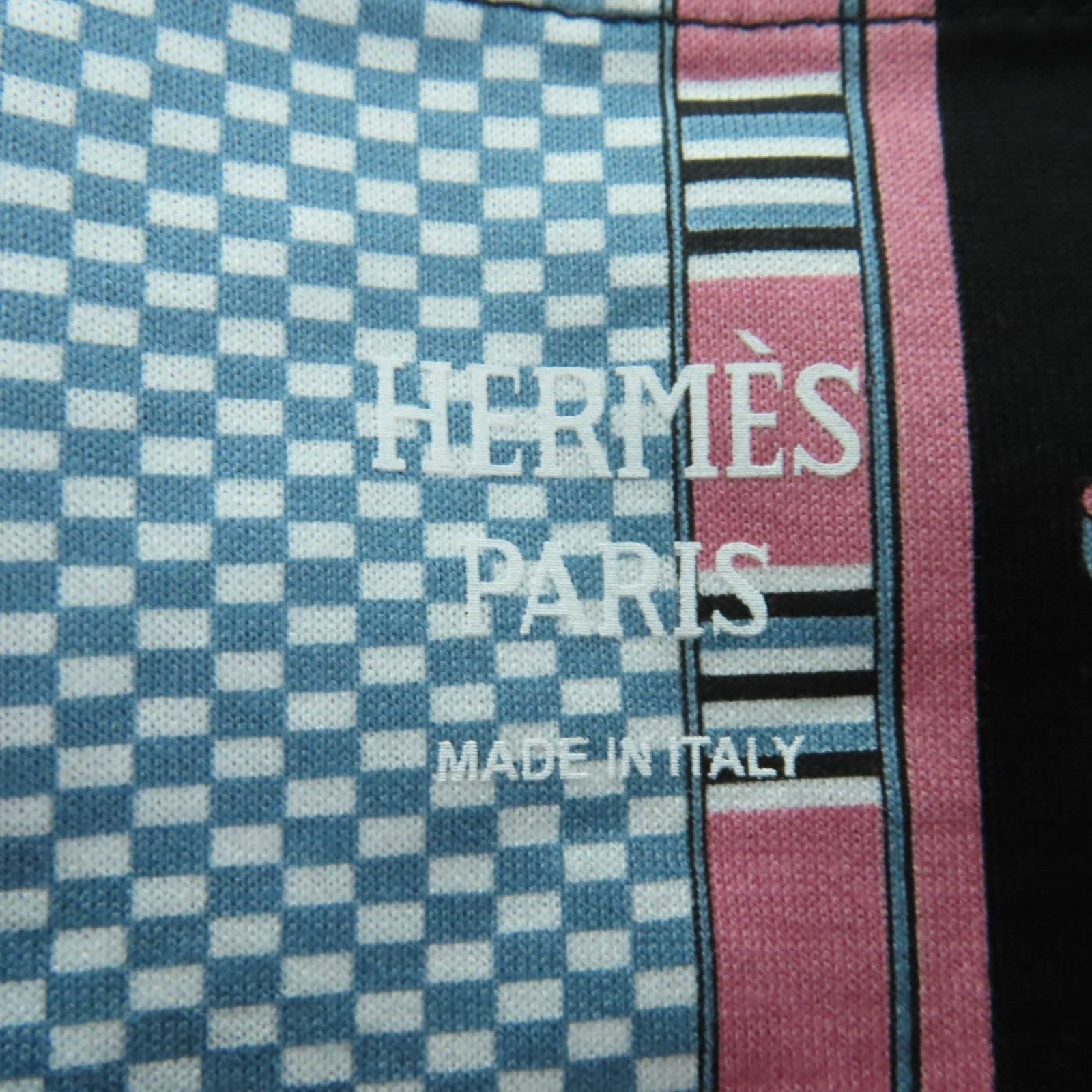 極美品☆HERMES エルメス 4H4634DS 24AW Lettres Equestres コットン