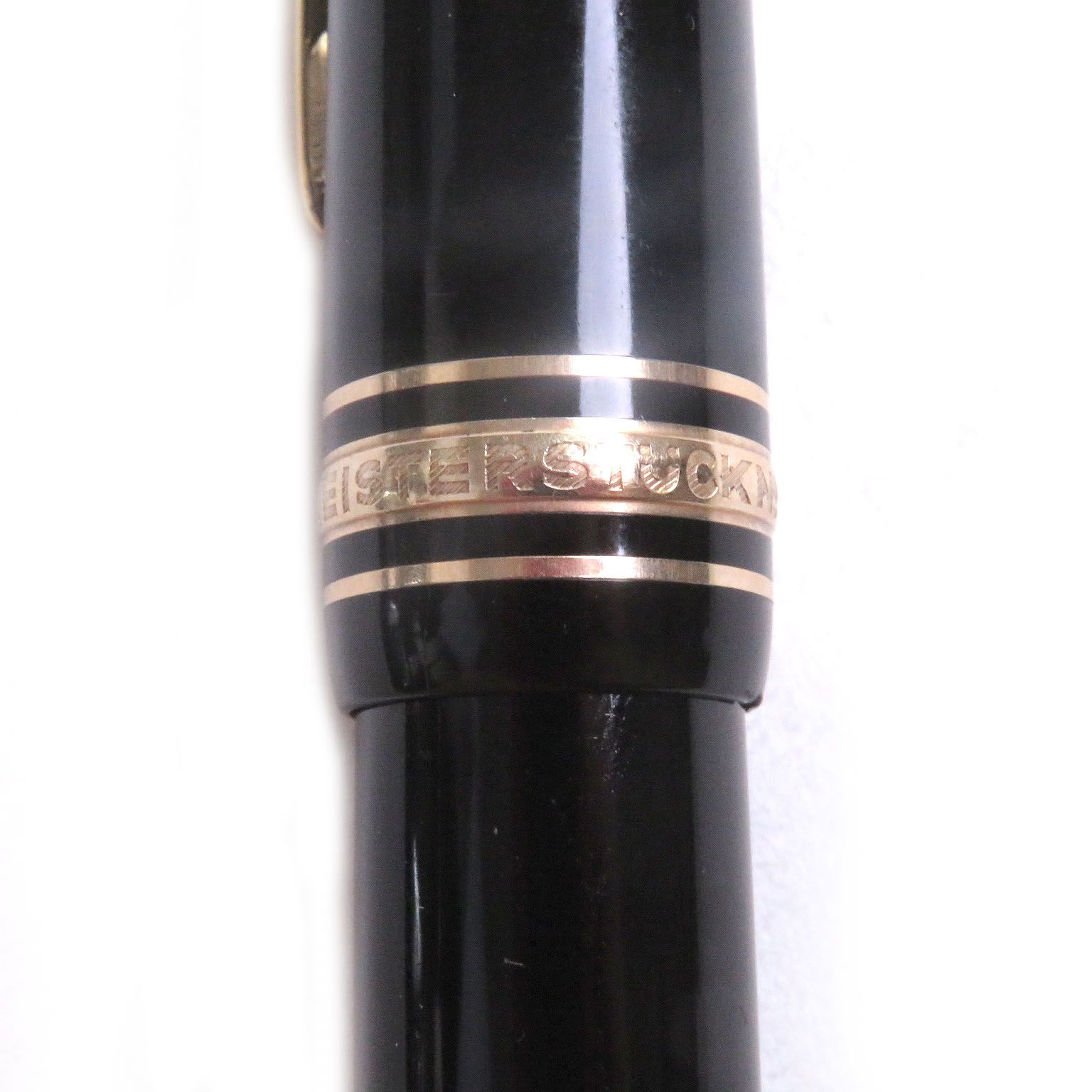 MONTBLANC モンブラン マイスターシュテュック 146 ペン先14K Mニブ キャップ式 万年筆 ブラック ゴールド ケース付き ドイツ製 メンズ WWW_OPDRERGINERDOGAN_COM